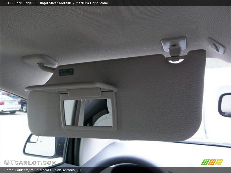 Ingot Silver Metallic / Medium Light Stone 2013 Ford Edge SE