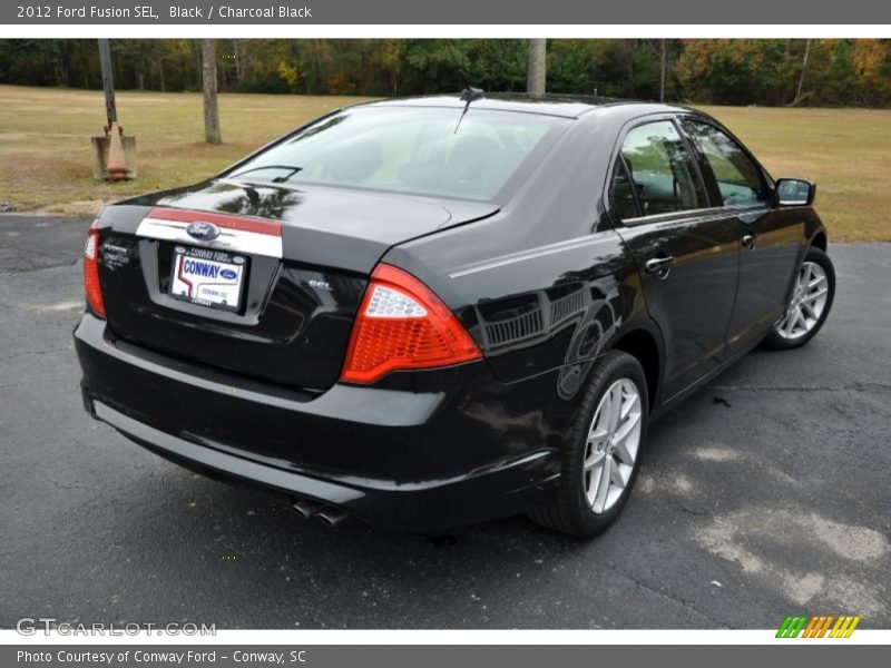 Black / Charcoal Black 2012 Ford Fusion SEL