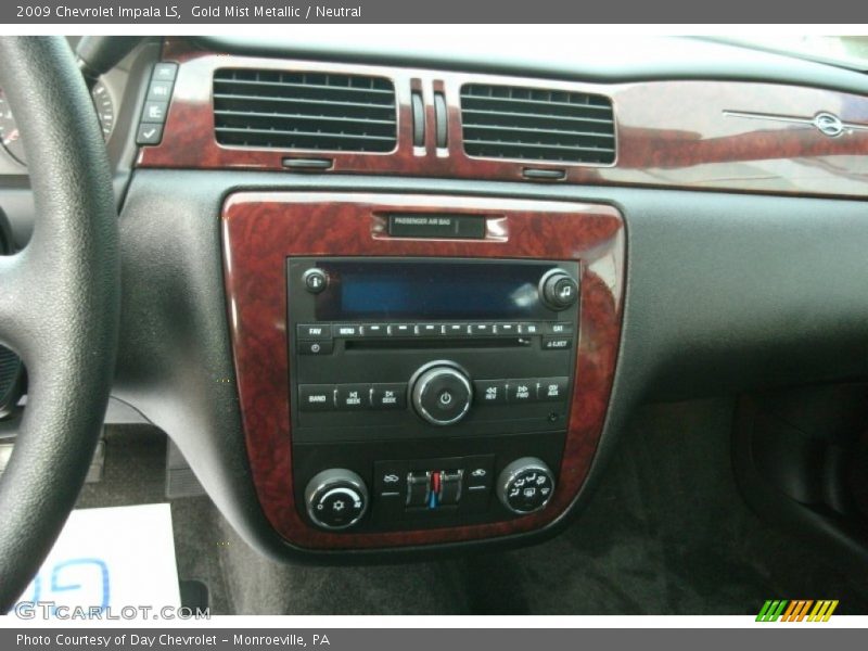 Gold Mist Metallic / Neutral 2009 Chevrolet Impala LS