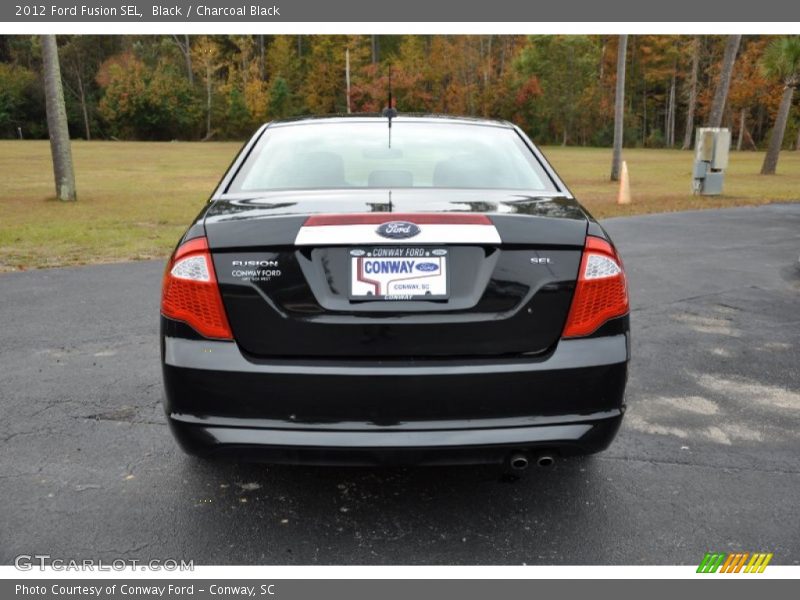 Black / Charcoal Black 2012 Ford Fusion SEL