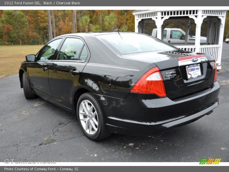 Black / Charcoal Black 2012 Ford Fusion SEL