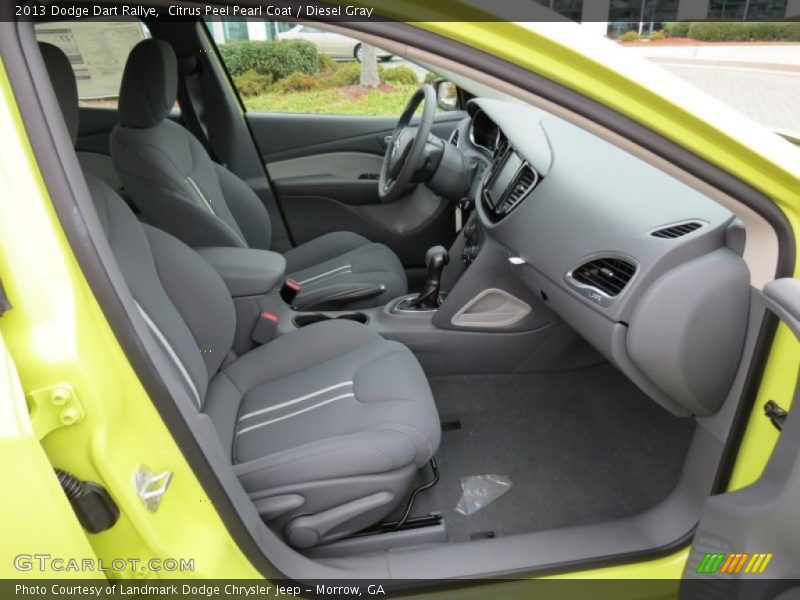  2013 Dart Rallye Diesel Gray Interior