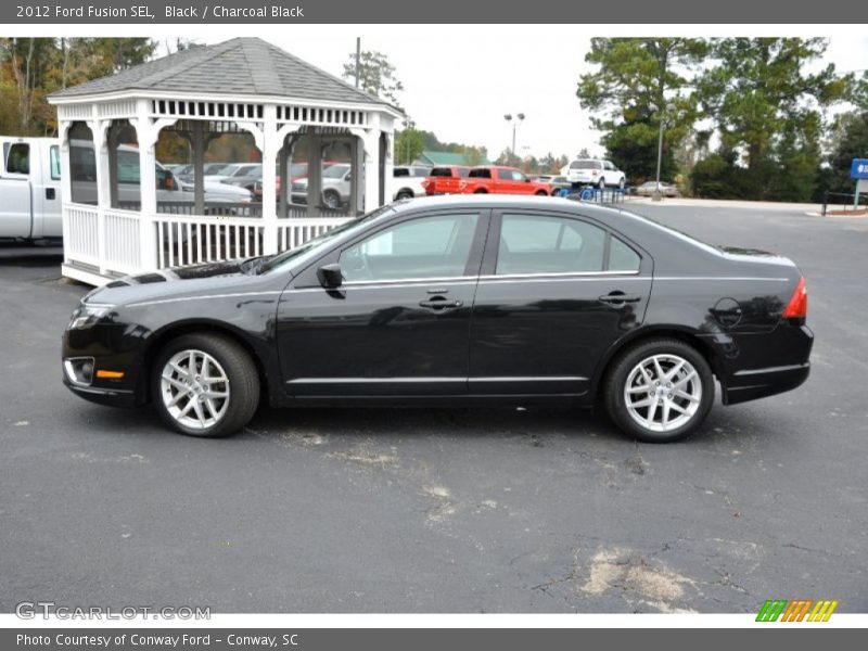 Black / Charcoal Black 2012 Ford Fusion SEL
