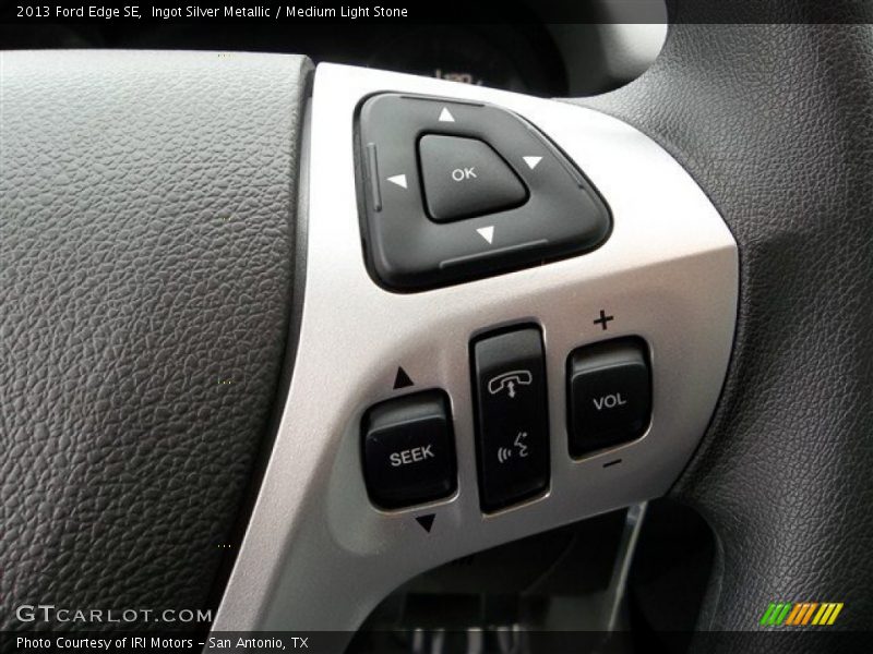 Ingot Silver Metallic / Medium Light Stone 2013 Ford Edge SE