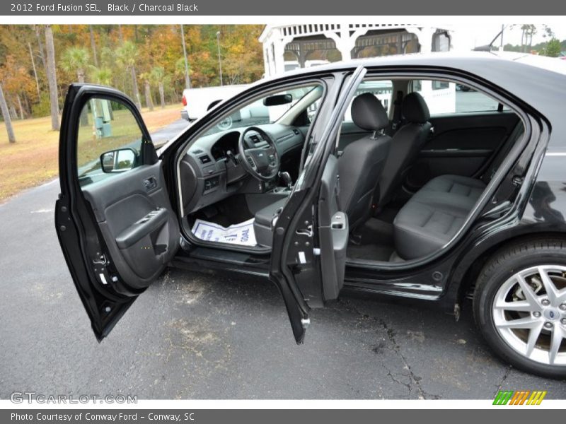Black / Charcoal Black 2012 Ford Fusion SEL