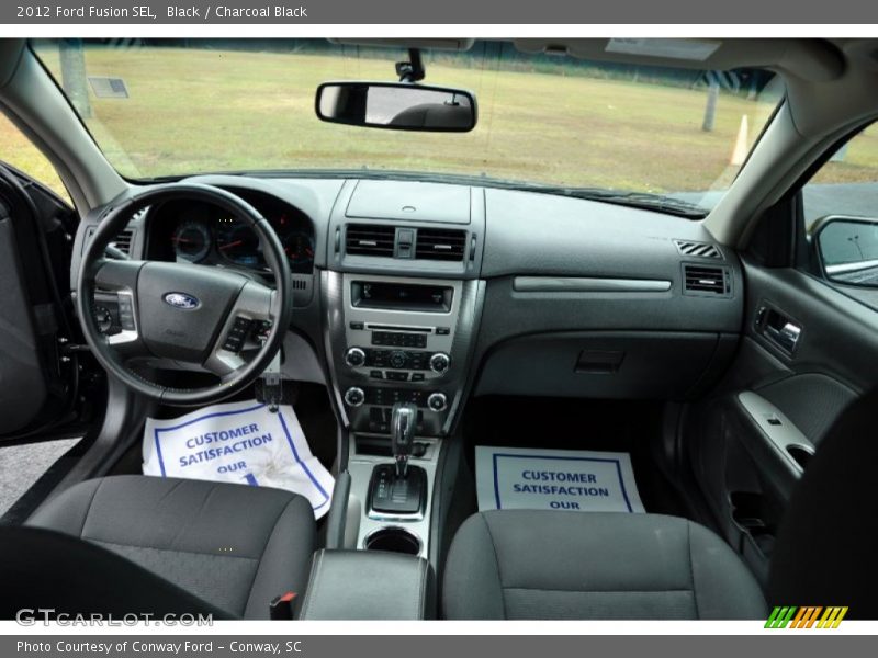 Black / Charcoal Black 2012 Ford Fusion SEL