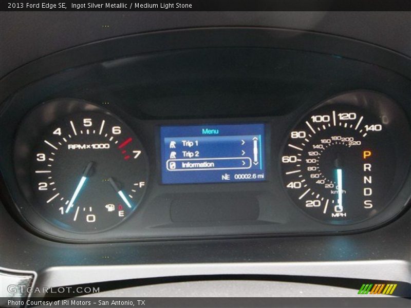 Ingot Silver Metallic / Medium Light Stone 2013 Ford Edge SE
