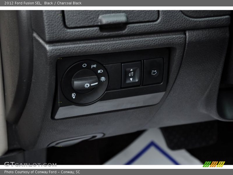 Black / Charcoal Black 2012 Ford Fusion SEL