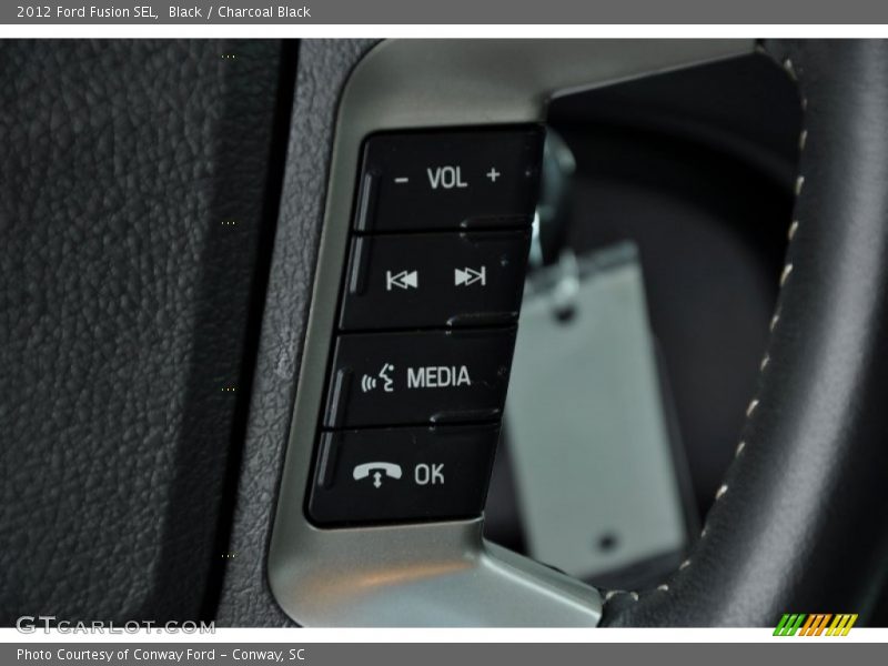 Black / Charcoal Black 2012 Ford Fusion SEL