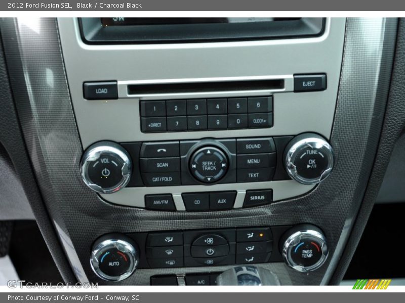 Black / Charcoal Black 2012 Ford Fusion SEL