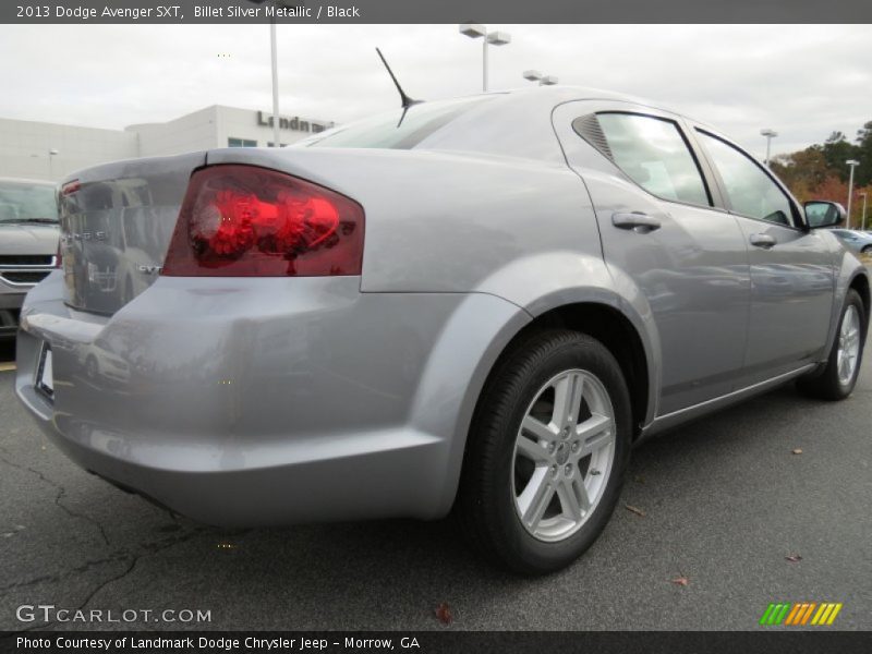Billet Silver Metallic / Black 2013 Dodge Avenger SXT