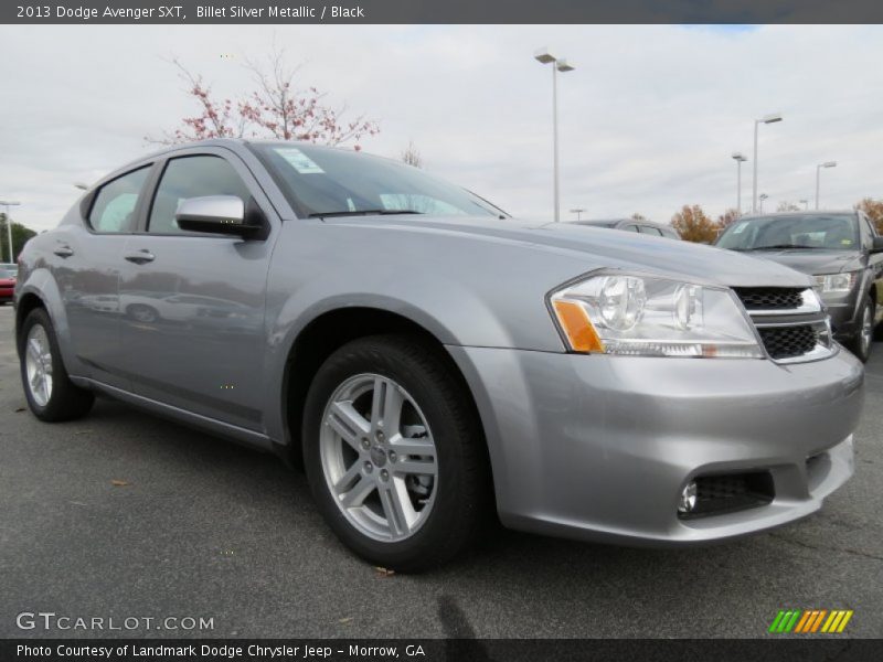 Billet Silver Metallic / Black 2013 Dodge Avenger SXT