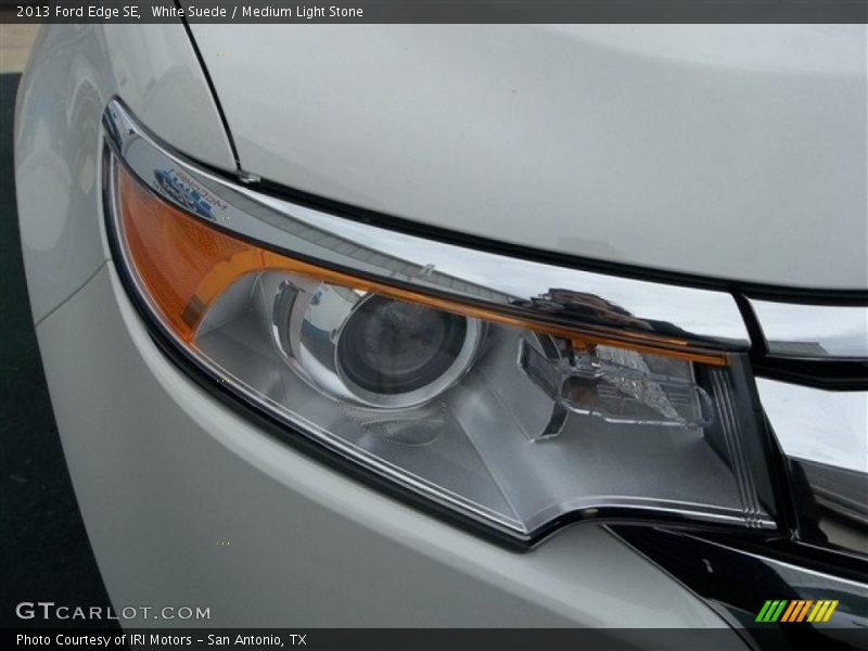 White Suede / Medium Light Stone 2013 Ford Edge SE