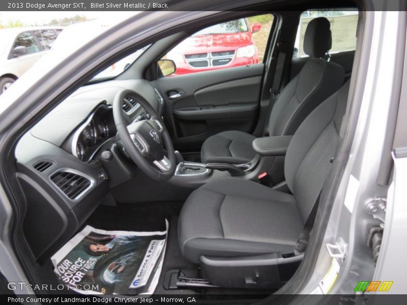 Billet Silver Metallic / Black 2013 Dodge Avenger SXT