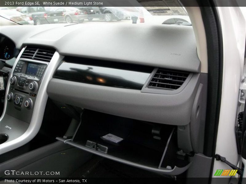 White Suede / Medium Light Stone 2013 Ford Edge SE