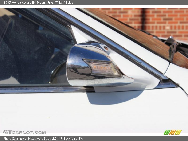 Frost White / Beige 1995 Honda Accord EX Sedan