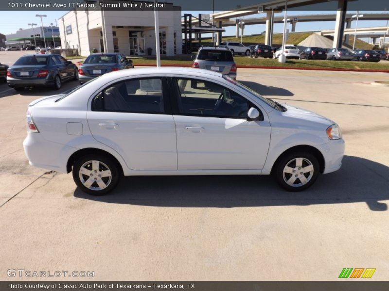 Summit White / Neutral 2011 Chevrolet Aveo LT Sedan
