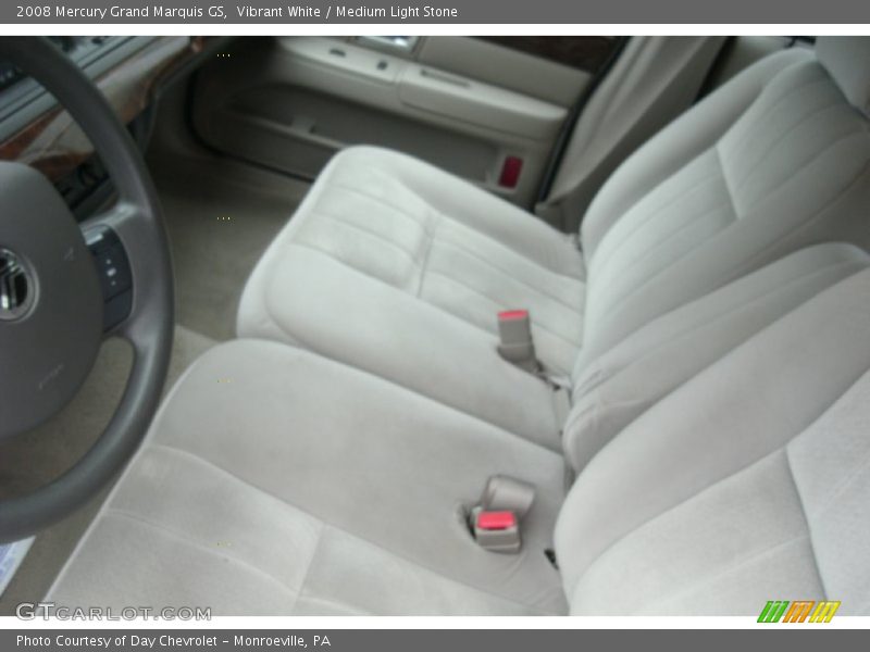 Vibrant White / Medium Light Stone 2008 Mercury Grand Marquis GS