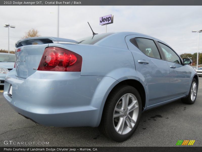  2013 Avenger SXT Crystal Blue Pearl