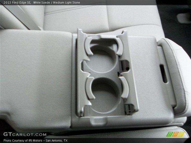 White Suede / Medium Light Stone 2013 Ford Edge SE