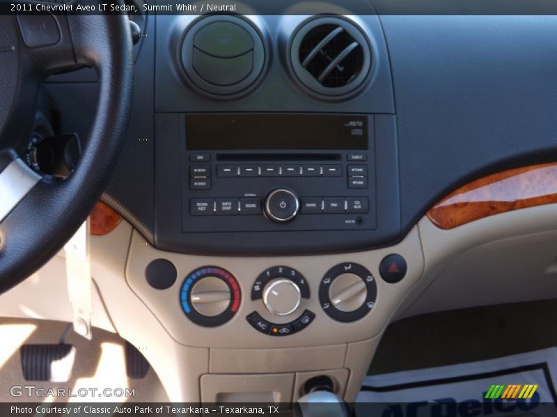Summit White / Neutral 2011 Chevrolet Aveo LT Sedan