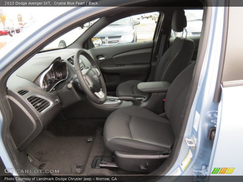 Front Seat of 2013 Avenger SXT