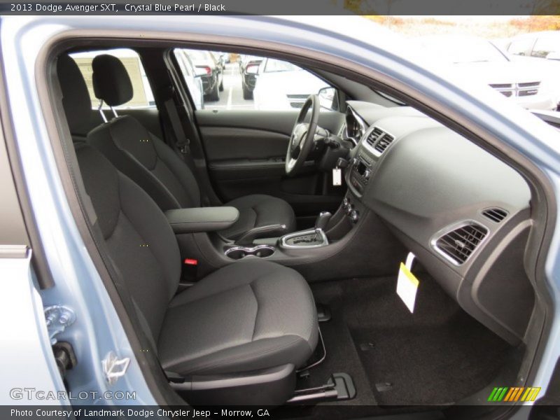 Crystal Blue Pearl / Black 2013 Dodge Avenger SXT