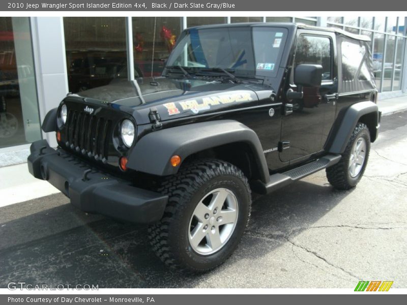 Black / Dark Slate Gray/Blue 2010 Jeep Wrangler Sport Islander Edition 4x4