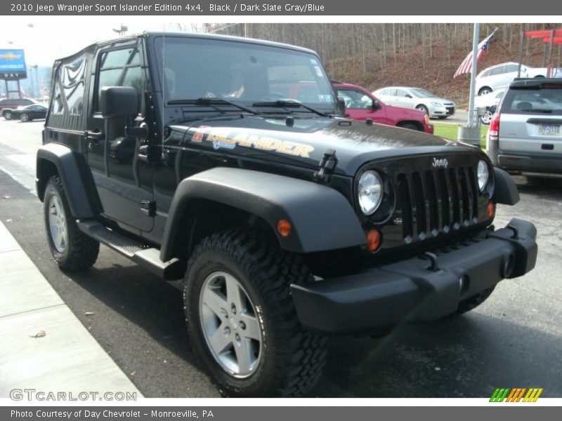 Black / Dark Slate Gray/Blue 2010 Jeep Wrangler Sport Islander Edition 4x4