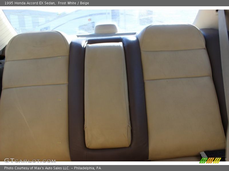 Frost White / Beige 1995 Honda Accord EX Sedan