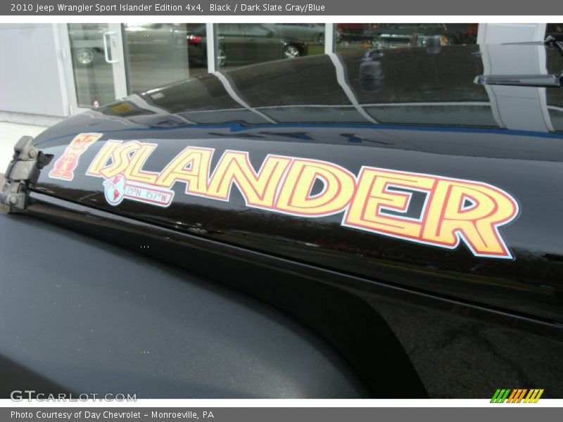 Black / Dark Slate Gray/Blue 2010 Jeep Wrangler Sport Islander Edition 4x4
