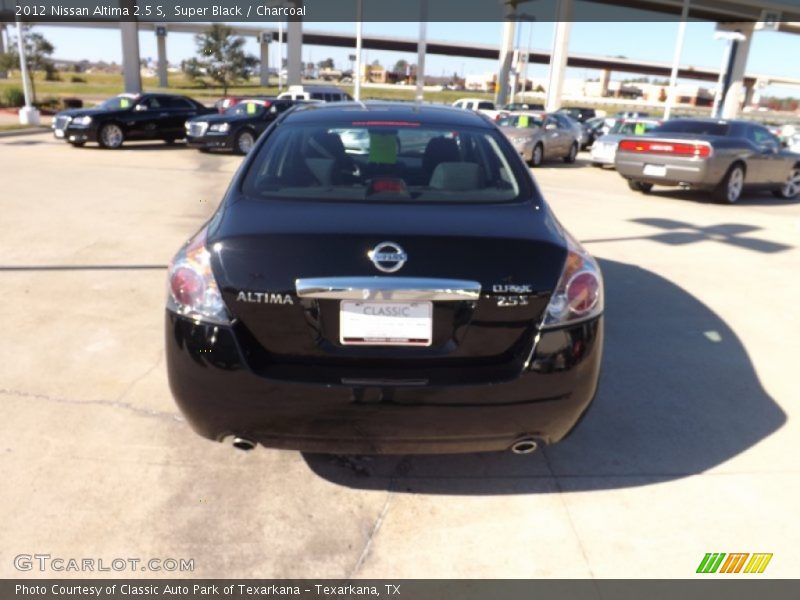 Super Black / Charcoal 2012 Nissan Altima 2.5 S