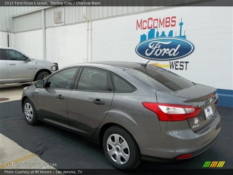 Sterling Gray / Charcoal Black 2013 Ford Focus S Sedan