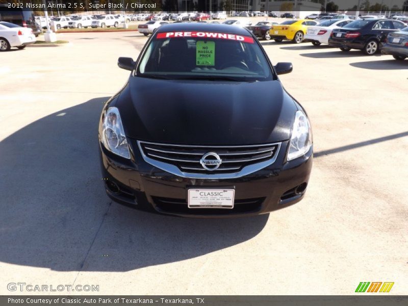 Super Black / Charcoal 2012 Nissan Altima 2.5 S