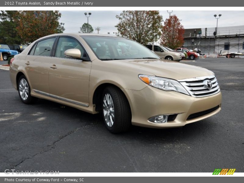Sandy Beach Metallic / Ivory 2012 Toyota Avalon