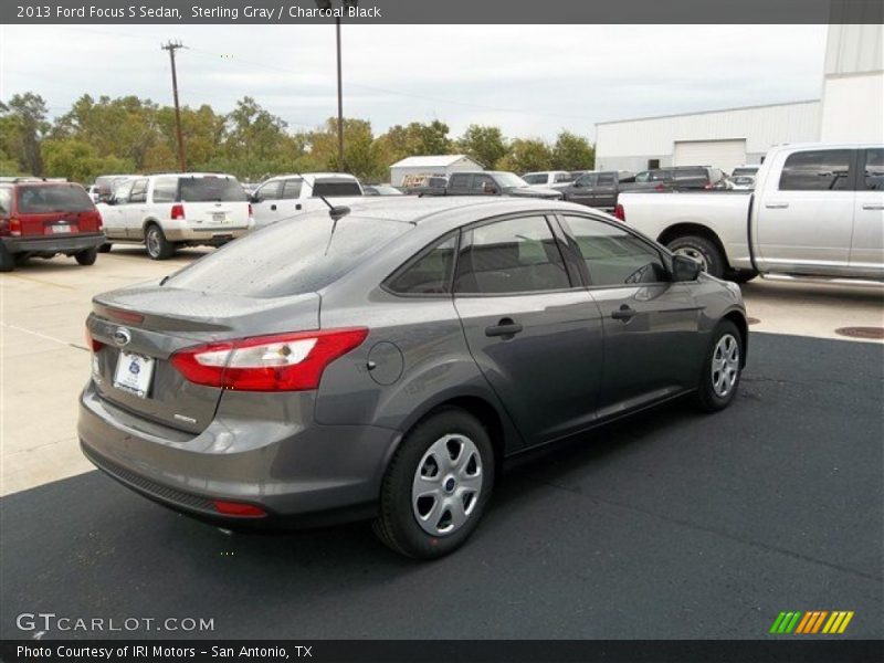 Sterling Gray / Charcoal Black 2013 Ford Focus S Sedan