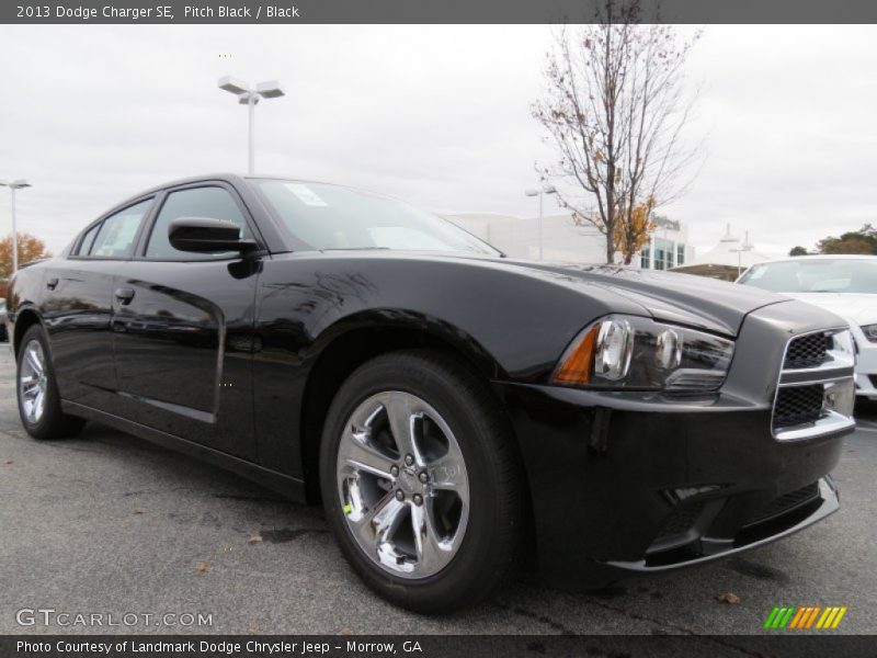 Pitch Black / Black 2013 Dodge Charger SE