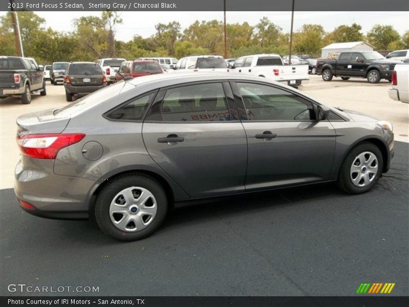 Sterling Gray / Charcoal Black 2013 Ford Focus S Sedan