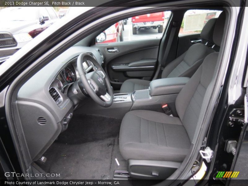 Pitch Black / Black 2013 Dodge Charger SE