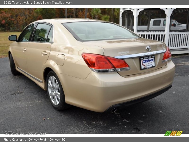 Sandy Beach Metallic / Ivory 2012 Toyota Avalon