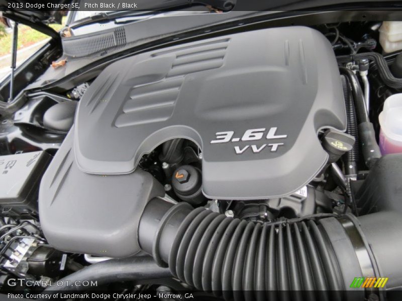 Pitch Black / Black 2013 Dodge Charger SE