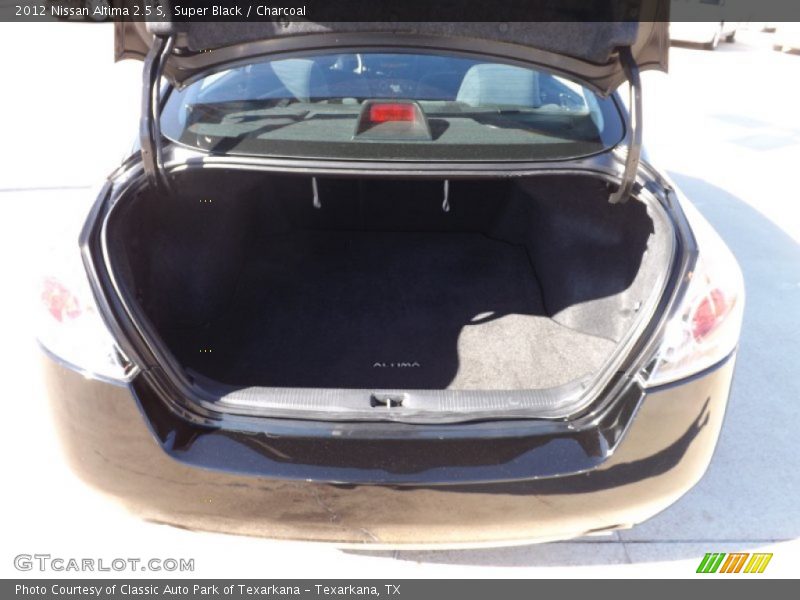Super Black / Charcoal 2012 Nissan Altima 2.5 S