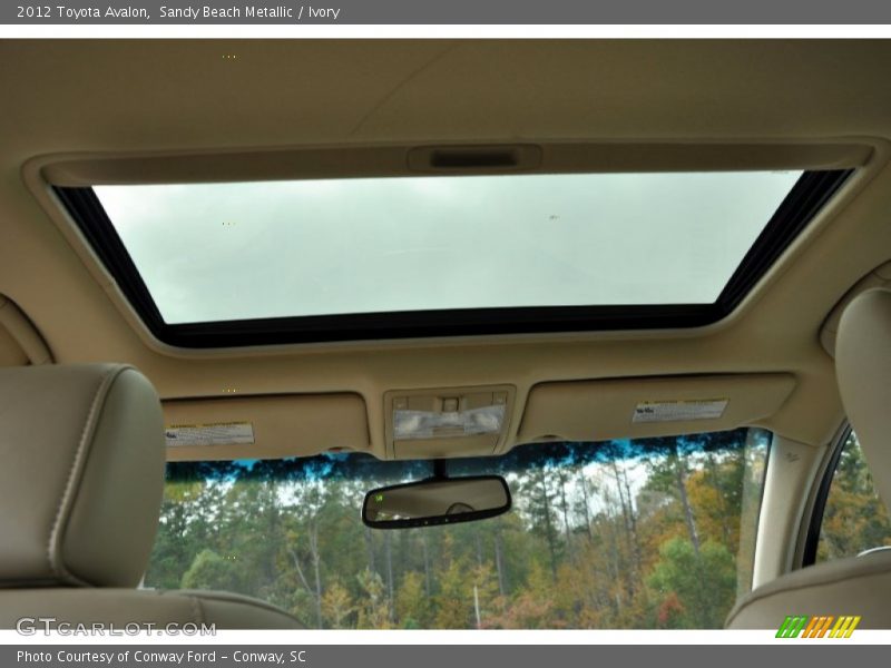 Sandy Beach Metallic / Ivory 2012 Toyota Avalon
