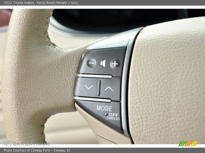 Controls of 2012 Avalon 