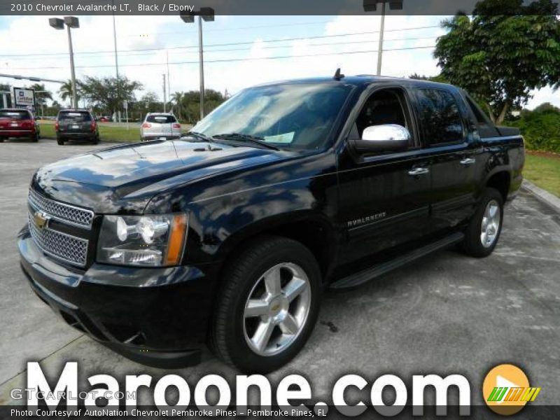 Black / Ebony 2010 Chevrolet Avalanche LT