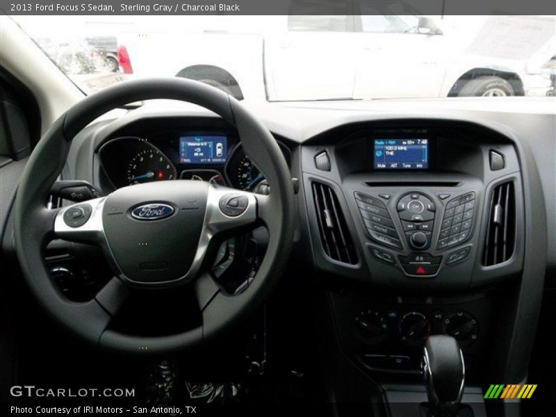 Sterling Gray / Charcoal Black 2013 Ford Focus S Sedan