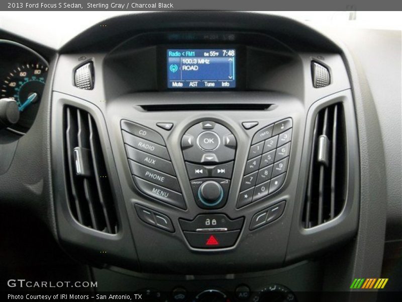 Sterling Gray / Charcoal Black 2013 Ford Focus S Sedan