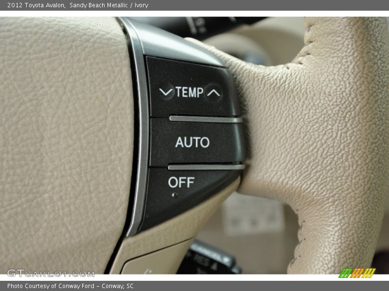 Controls of 2012 Avalon 