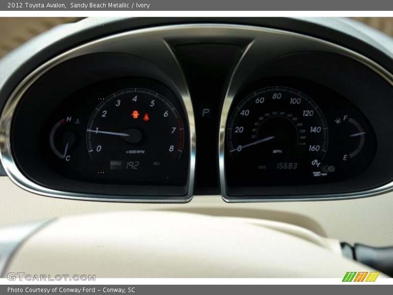 Sandy Beach Metallic / Ivory 2012 Toyota Avalon