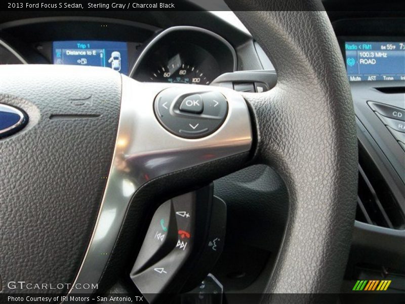 Sterling Gray / Charcoal Black 2013 Ford Focus S Sedan
